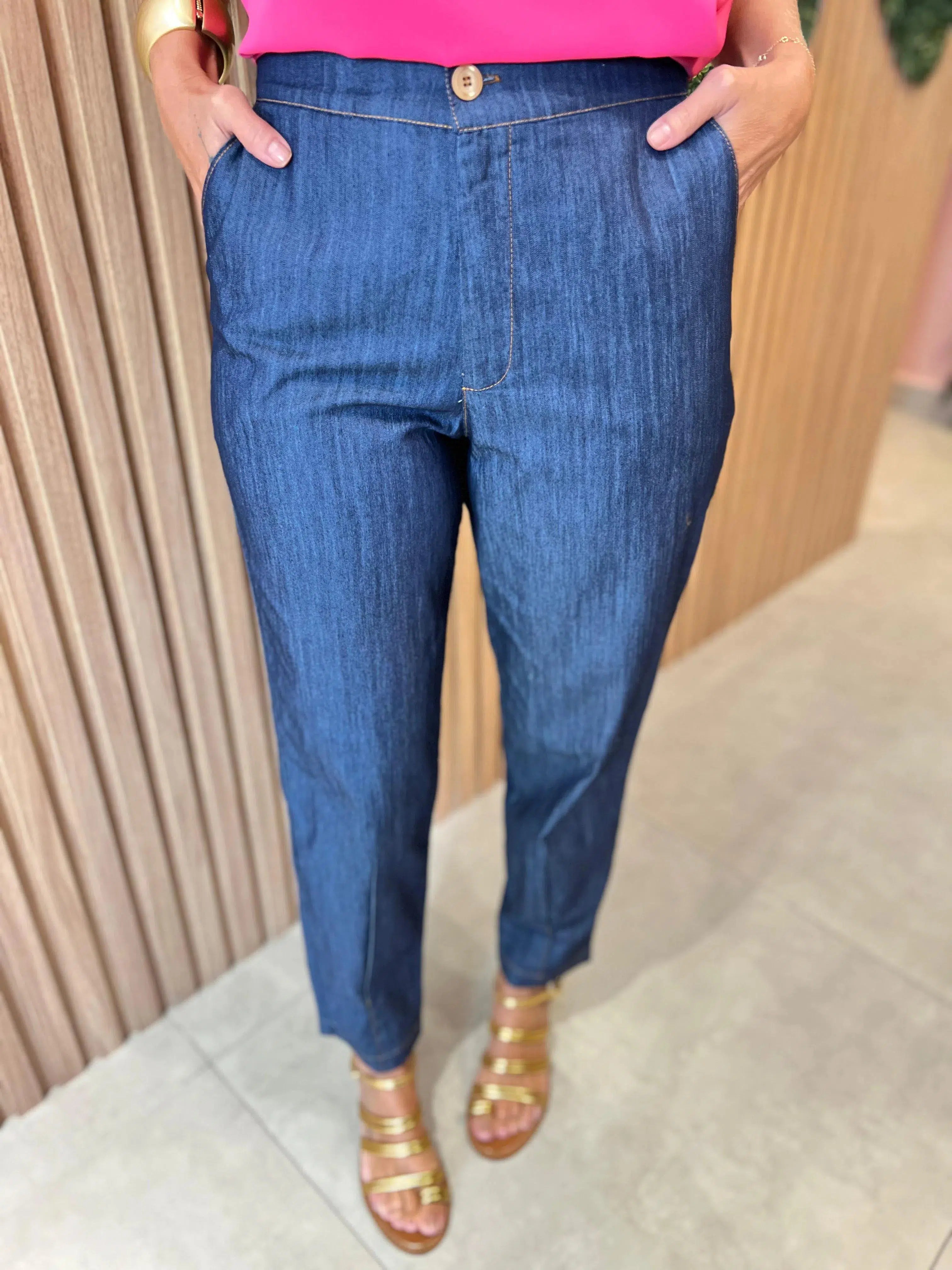 Calça jeans Cenoura