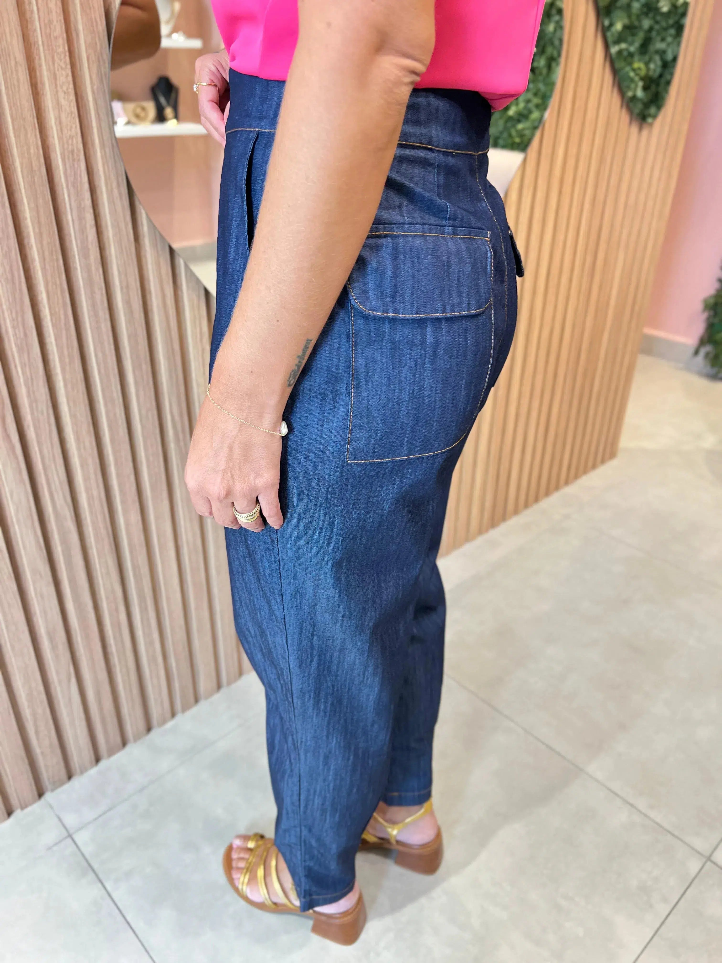 Calça jeans Cenoura